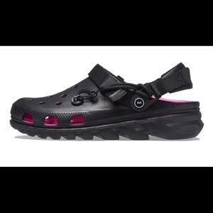 Post Malone X CROCS, black and pink womens size 9 NEVER WORN.